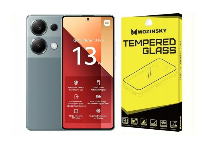 Smartfon Xiaomi Redmi Note 13 Pro 4G 8/256GB Nowy LTE AMOLED Zielony