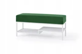 modna-zielona-lawka-z-polka-na-bialym-stelazu-mello-100-do-przedpokoju