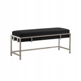 klasyczna-lawka-tapicerowana-lamo-czarna-na-chromowanym-stelazu