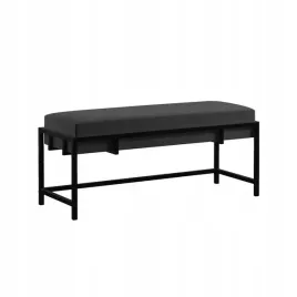 lawka-materialowa-lamo-100-czarna-na-metalowym-czarnym-stelazu