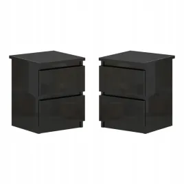 szafka-nocna-stolik-nocny-do-sypialni-zestaw-2-szuflady-czarny-polysk