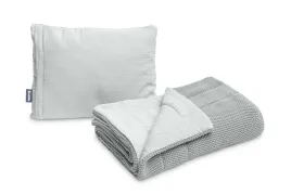 komplet-do-lozeczka-dziergany-z-muslina-szary