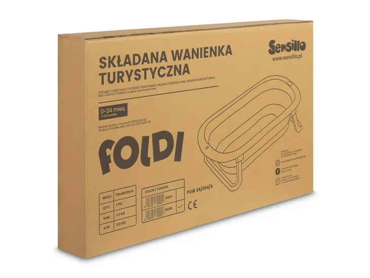 wanienka-skladana-foldi-grey-kod-producenta-sillo-20250-stan-nowy