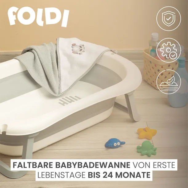 wanienka-skladana-foldi-grey-marka-sensillo-stan-nowy