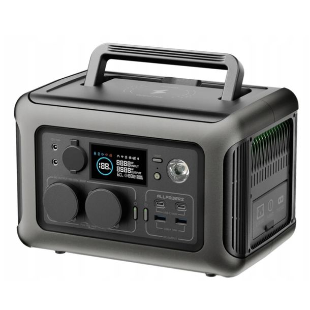 STACJA ŁADOWANIA Allpowers R600 299Wh 600W Magazyn energii POWERBANK