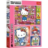 puzzle-2x200-hello-kitty-i-przyjaciele-marka-trefl