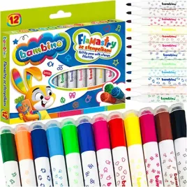 flamastry-ze-stempelkami-bambino-pisaki-12-kolorow-wyraziste-zmywalne