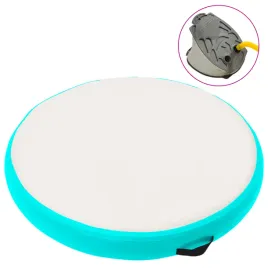 mata-gimnastyczna-z-pompka-100x100x10-cm-pvc-zielona