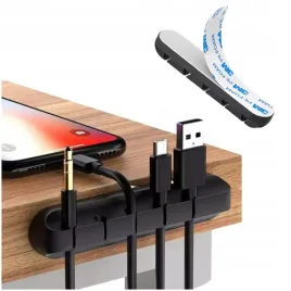 organizer-na-kable-ladowarki-biurko-czarny-do-przewodow-uchwyt-klej