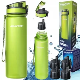 zestaw-aquaphor-city-butelka-filtrujaca-08l-zielona-5x-filtr-do-wody