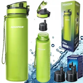 butelka-na-wode-bidon-aquaphor-city-08l-zielona-3x-wklad-filtrujacy