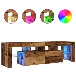 szafka-pod-tv-z-oswietleniem-led-stare-drewno-140x365x40-cm