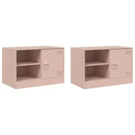 szafki-pod-telewizor-2-szt-rozowe-67x39x44-cm-stalowe