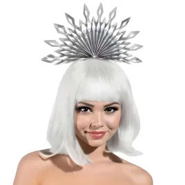 opaska-party-sniezynka-srebrny-partydeco