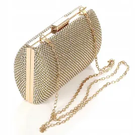 zlota-zgrabna-blyszczaca-kopertowka-puzderko-na-lancuszku