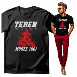 koszulka-meska-z-nadrukiem-teren-wzywa-musze-isc