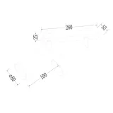 oprawa-pipe-spot-czarna-2xgu10-dlugosc-wysokosc-34-cm