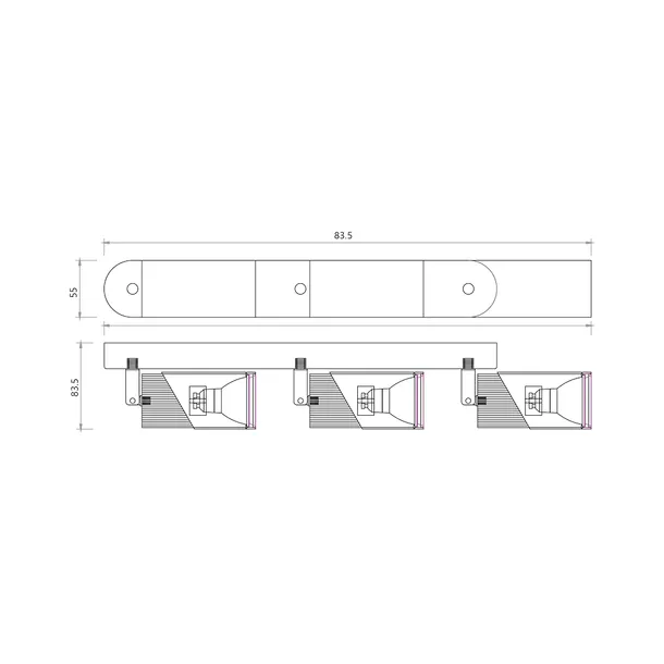 oprawa-neo-white-chrome-spot-3xgu10-szerokosc-9-cm