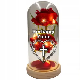 znicz-dla-zony-wieczna-roza-swiecaca-led-w-szkle-ukochanej