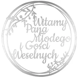 dekoracje-weselne-kolo-witamy-pana-mlodego-i-gosci-weselnych-srebrny-40cm