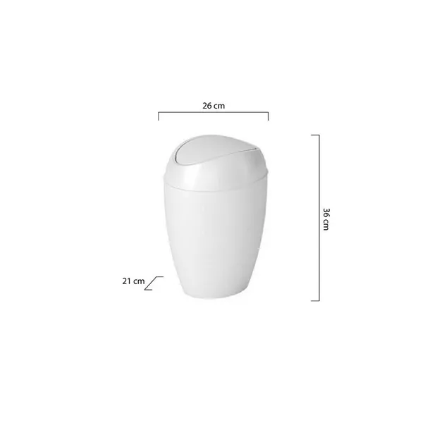 umbra-kosz-twirla-metallic-white-stan-nowy-marka-umbra