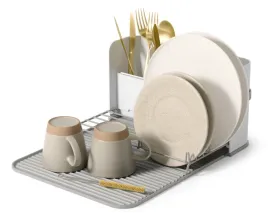 umbra-suszarka-do-naczyn-sling-bialo-szara