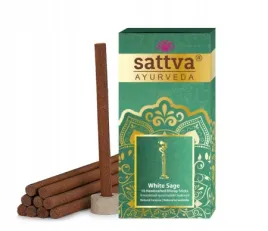 kadzidelka-indyjskie-slupkowe-biala-szalwia-10-szt-20-g-sattva-ayurve