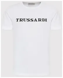 t-shirt-meski-z-logo-trussardi-biala-koszulka