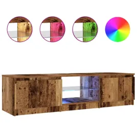 szafka-pod-tv-z-oswietleniem-led-stare-drewno-140x40x36-cm