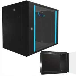 szafka-wiszaca-szafa-rack-9u-600x450-czarna-szklane-drzwi