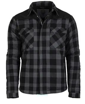 Mil-Tec Kurtka Drwala Lumber Jacket Czarny/Szary 3XL
