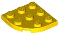 lego-30357-zolty-6167389-plytka-okragla-naroznik-3x3-1-szt-nowy
