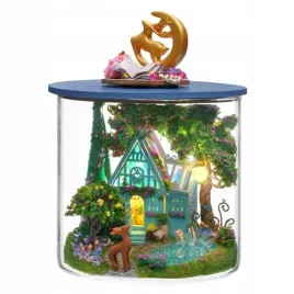 miniaturowy-domek-diy-turkusowe-jezioro-ozdoba-polka-do-sklejenia