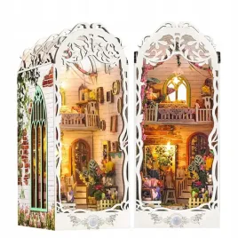 book-nook-diy-dolina-kwiatow-szczescie-kwiaty-drzewa-ptaki-laka-milosc