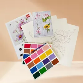 malowanie-akwarela-poezja-kwiatow-ramka-obrazek-farby-pedzel-diy-akwarela