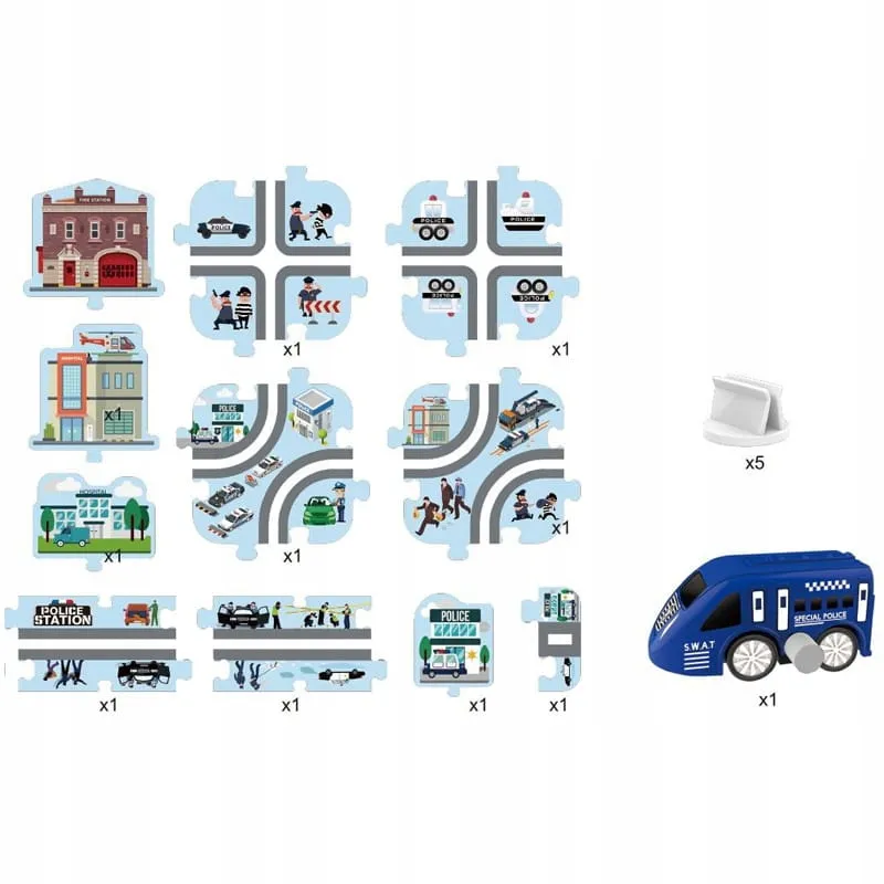 droga-tor-dla-samochodow-policja-puzzle-44-elementy