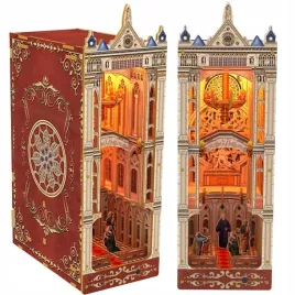 domek-miedzy-ksiazki-book-nook-gotycka-katedra-3d-notre-dame-paryz-gotyk