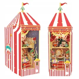 miniaturowy-domek-book-nook-wesoly-cyrk-model-3d-podporka-sztuczki-magiczne