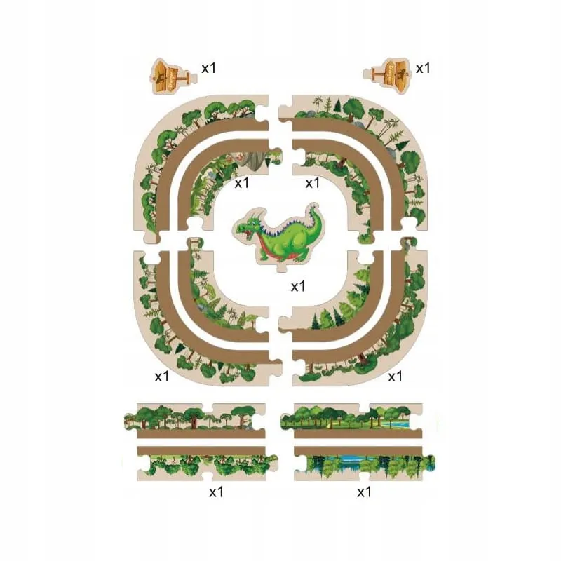 droga-tor-dla-samochodow-dinozaury-puzzle-44-elementy