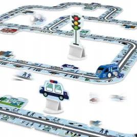 droga-tor-dla-samochodow-policja-puzzle-44-elementy