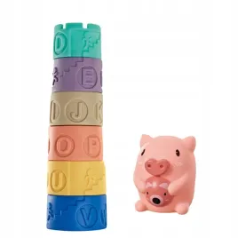 gumowe-klocki-dla-dzieci-wieza-sensoryczna-ze-swinka