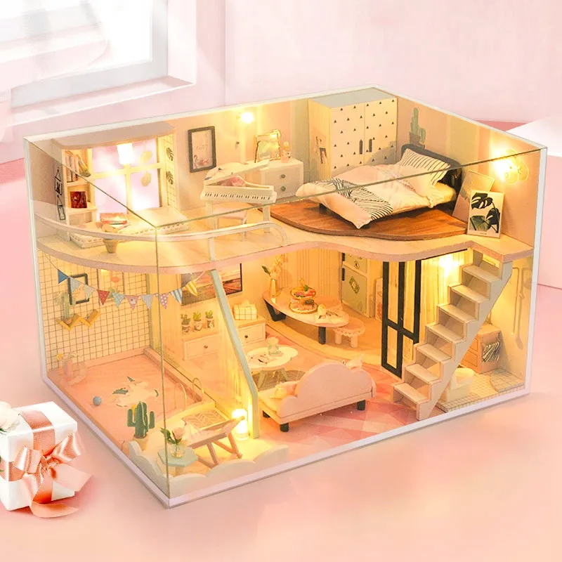 puzzle-3d-wakacyjny-domek-model-led