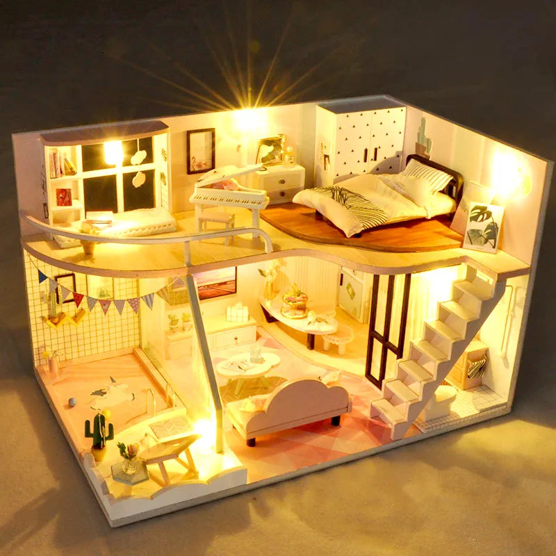 puzzle-3d-wakacyjny-domek-model-led-stan-nowy