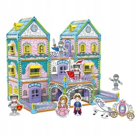 domek-z-kartonu-do-kolorowania-zamek-ksiezniczki