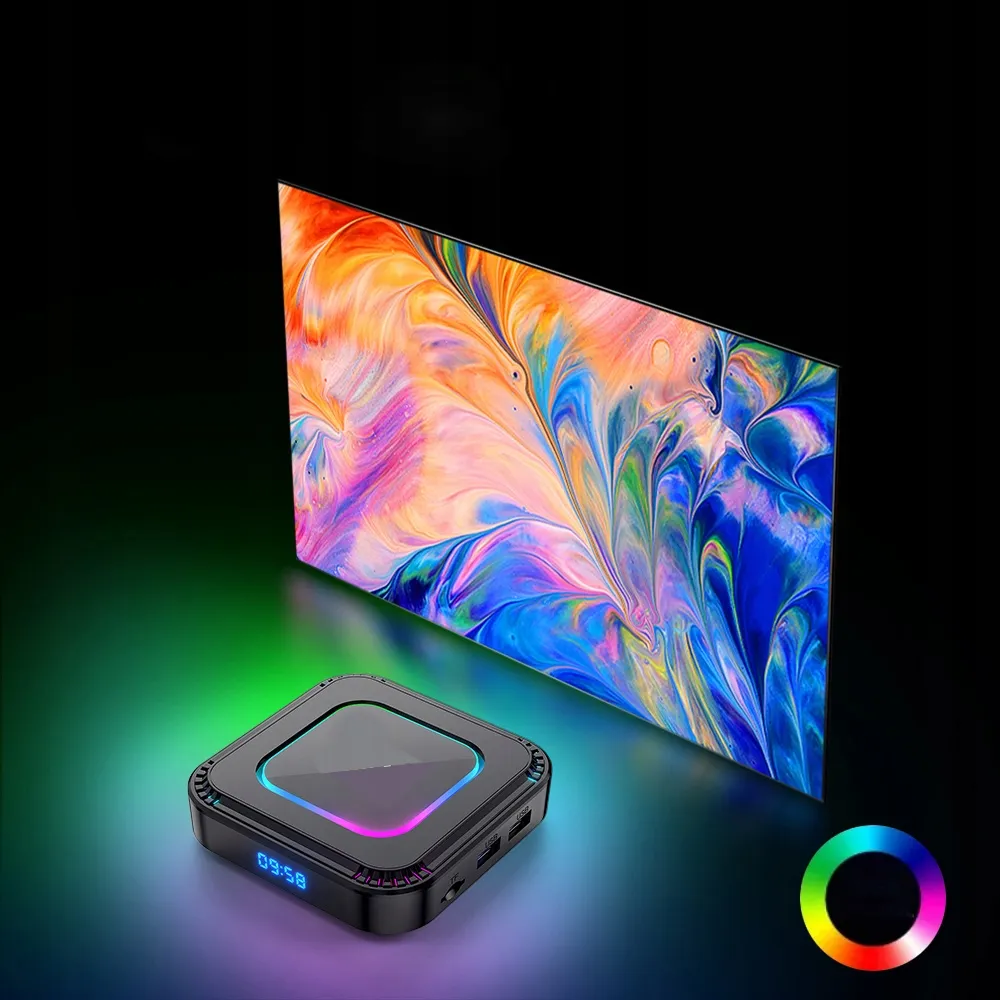 SMART BOX TV 4K 8K ANDROID 13 WIFI 6 BLUETOOTH 5 PRZYSTAWKA