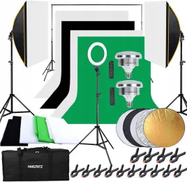 profesjonalny-zestaw-do-studia-fotograficznego-lampy-softbox-green-screen
