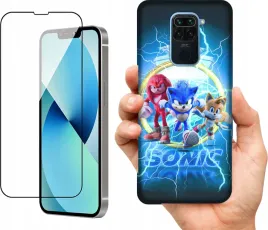 etui-na-xiaomi-redmi-note-9-wzory-sonic-szklo