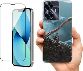 etui-na-realme-c55-wzory-god-of-war-szklo