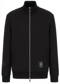 bluza-meska-armani-exchange-czarna-rozpinana-z-malym-logo-xxl