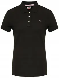 koszulka-polo-tommy-jeans-damska-polowka-czarna-xs
